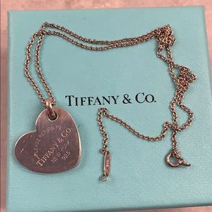 Authentic Tiffany’s Large Double Heart Necklace